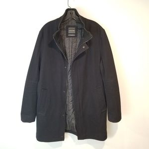 Zara Men's Coat Jacket Wool Size L